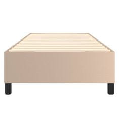 Greatstore Box spring postel cappuccino 90 x 200 cm umělá kůže