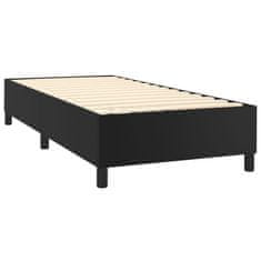 Vidaxl Box spring postel černá 100 x 200 cm umělá kůže