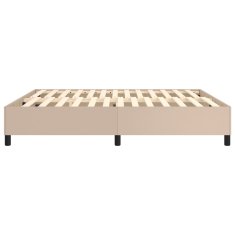 Greatstore Box spring postel cappuccino 180 x 200 cm umělá kůže