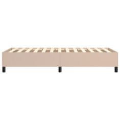 Vidaxl Box spring postel cappuccino 80 x 200 cm umělá kůže