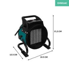 VONROC Elektrické topení - Ventilátorové topení 2000W - 3 polohy