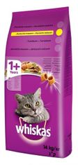 Whiskas Adult granule pro kočky s kuřecím masem a zeleninou 14 kg 