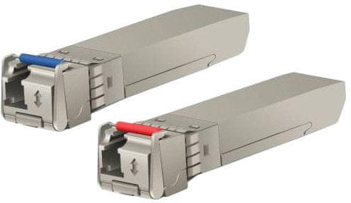 Ubiquiti Single-Mode optický modul SFP+, 10Gbit, BiDi - sada 2 kusů