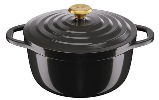 Tefal kastrol Air 24 cm E2554655 + poklice šedá