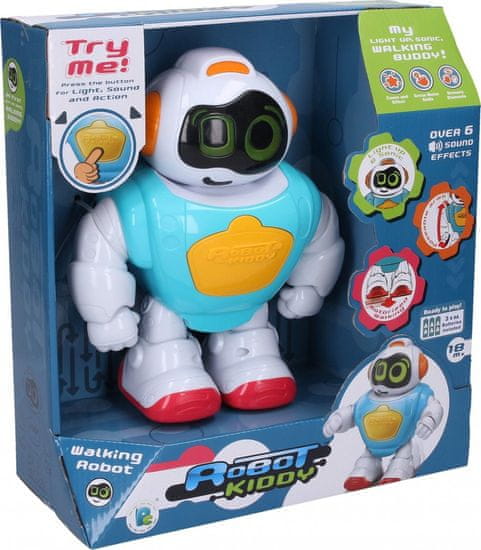 Wiky  Kiddy Robot chodící s efekty 21 cm