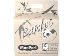 MonPeri Bamboo Pleny jednorázové eko S (3-6 kg) 25 ks