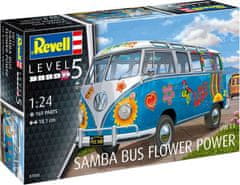 Revell  Plastic ModelKit auto 07050 - VW T1 Samba Bus "Flower Power" (1:24)