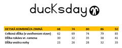 Ducksday Kombinéza dětská zimní Puck uni vel. 74, 9-12 m