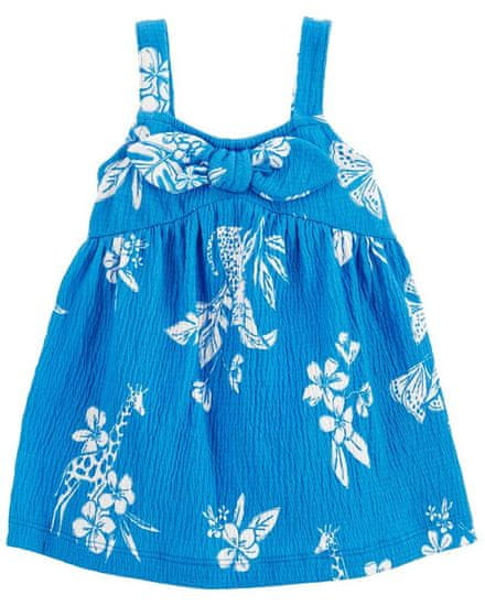 Carter's Šaty Blue Floral holka 6m