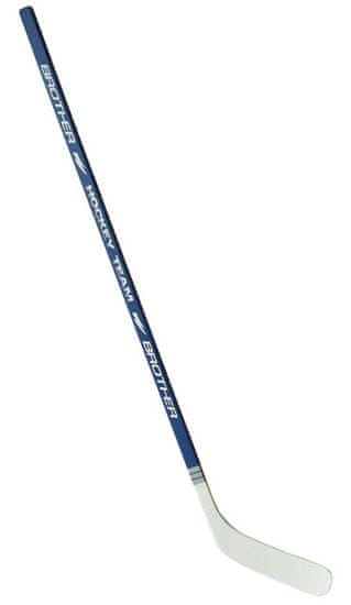 Bohemia Hokejka plastová s dýhou147cm - levá - modrá