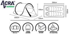 ACRAsport Stan samostavěcí pro 2 osoby ST02