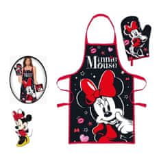 EUROSWAN Dámská zástěra s chňapkou Minnie Mouse - Disney