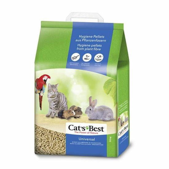 Cat's Best Universal stelivo pro kočky, hlodavce a ptáky objem 20 l (11 kg)