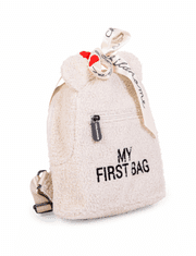 Childhome Dětský batoh My First Bag Teddy Off White