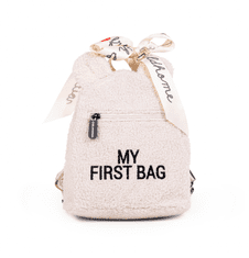 Childhome Dětský batoh My First Bag Teddy Off White