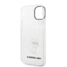 Karl Lagerfeld KLHCP14MHNCHTCT hard silikonové pouzdro iPhone 14 PLUS 6.7" transparent Ikonik Choupette