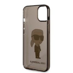 Karl Lagerfeld KLHCP14MHNIKTCK hard silikonové pouzdro iPhone 14 PLUS 6.7" black Ikonik Karl Lagerfeld