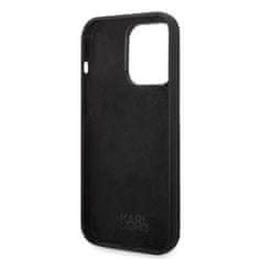 Karl Lagerfeld KLHCP14LSNIKBCK hard silikonové pouzdro iPhone 14 PRO 6.1" black Silicone Ikonik