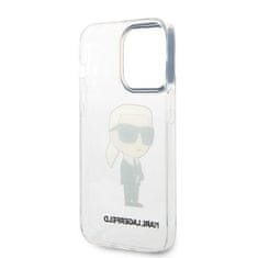 Karl Lagerfeld KLHCP14XHNIKTCT hard silikonové pouzdro iPhone 14 PRO MAX 6.7" transparent Ikonik Karl Lagerfeld