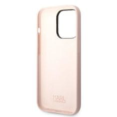 Karl Lagerfeld KLHCP14XSNCHBCP hard silikonové pouzdro iPhone 14 PRO MAX 6.7" pink Silicone Choupette