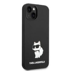 Karl Lagerfeld KLHCP14MSNCHBCK hard silikonové pouzdro iPhone 14 PLUS 6.7" black Silicone Choupette