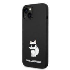 Karl Lagerfeld KLHCP14MSNCHBCK hard silikonové pouzdro iPhone 14 PLUS 6.7" black Silicone Choupette