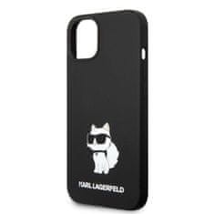 Karl Lagerfeld KLHCP14MSNCHBCK hard silikonové pouzdro iPhone 14 PLUS 6.7" black Silicone Choupette