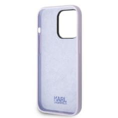 Karl Lagerfeld KLHCP14LSNIKBCU hard silikonové pouzdro iPhone 14 PRO 6.1" purple Silicone Ikonik