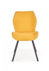 Halmar Designová židle Eviana hořčicová