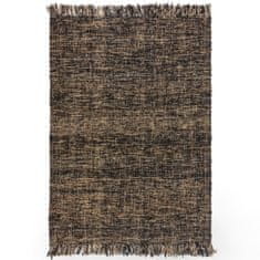 Flair Rugs Kusový koberec Idris Black/Natural 120x170 cm