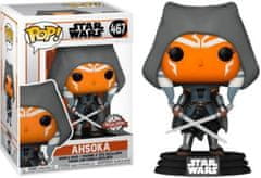 Funko POP Sběratelská figurka Star Wars The Mandalorian Ahsoka Hooded 467