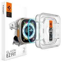 shumee Tvrzené sklo GlastR EZ Fit pro Apple Watch Ultra 49mm SET 2 ks.