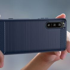 IZMAEL Pouzdro Carbon Bush TPU pre Sony Xperia 5 IV - Černá KP24310