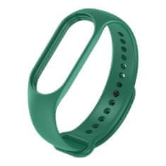 MG Silicone řemínek na Xiaomi Smart Band 7, dark green