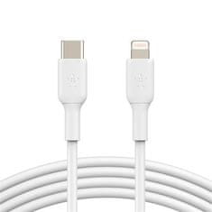 Belkin BOOST CHARGE Lightning/USB-C kabel, 1m, bílý