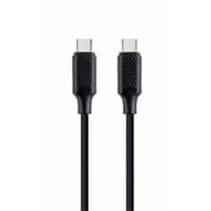 CABLEXPERT Kabel USB PD (Power Delivery), 100W, Type-C na Type-C kabel (CM/CM), 1,5m, datový a napájecí, černý