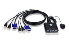 Aten KVM přepínač CS-22U USB 2PC mini