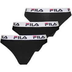 FILA 3 PACK - dámské kalhotky Brazilian FU6067/3-200 (Velikost L)