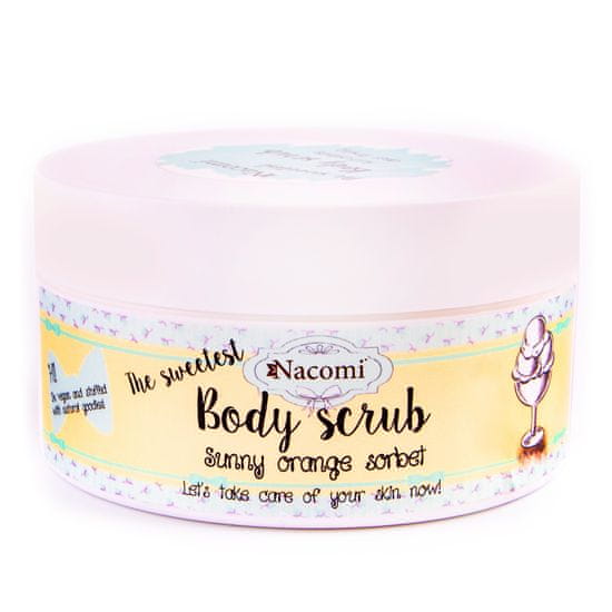 Nacomi Body Scrub Sunny Orange Sorbet - tělový peeling se slunečnými pomeranči 125 g