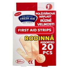 Fresh Air polštářková náplast rodinná 20ks