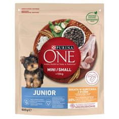 Purina ONE MINI Dog Junior 800g suché krmivo pro psy s kuřetem