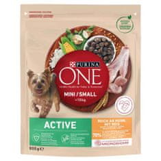 Purina ONE MINI Dog Active 800g suché krmivo pro psy s kuřetem