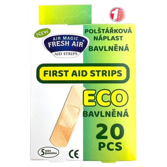 Fresh Air polštářková náplast eco bavlněná 20ks