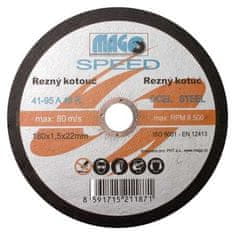 MAGG Řezný kotouč na kov 180 x 1,5 x 22 mm Speed