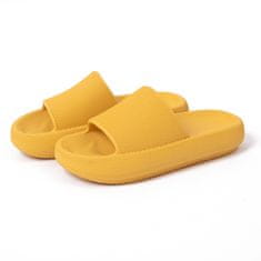 CoZy Pohodlné protiskluzové pantofle 39-40, žlutá