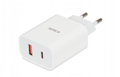 iBOX Nástěnná nabíječka C-36 PD20W USB-C + USB-A