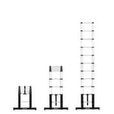 VONROC Teleskopický žebřík PRO - 3,20 m - nový model 2023 | softclose & stabilizační tyč