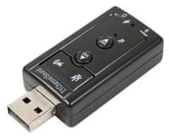 aptel Zvuková karta Aptel AK103B USB Virtual 7.1