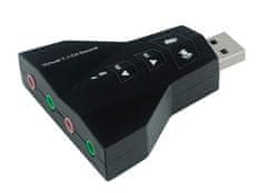 APT AK103D USB Zvuková karta Virtual 7.1 CH