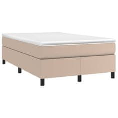 shumee Box spring postel s matrací cappuccino 120x190 cm umělá kůže